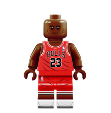 Michael Jordan (Red) - Famous Minifigs Custom Printed Minifigure