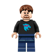 Mr. Beast - Famous Minifigs Custom Printed Minifigure