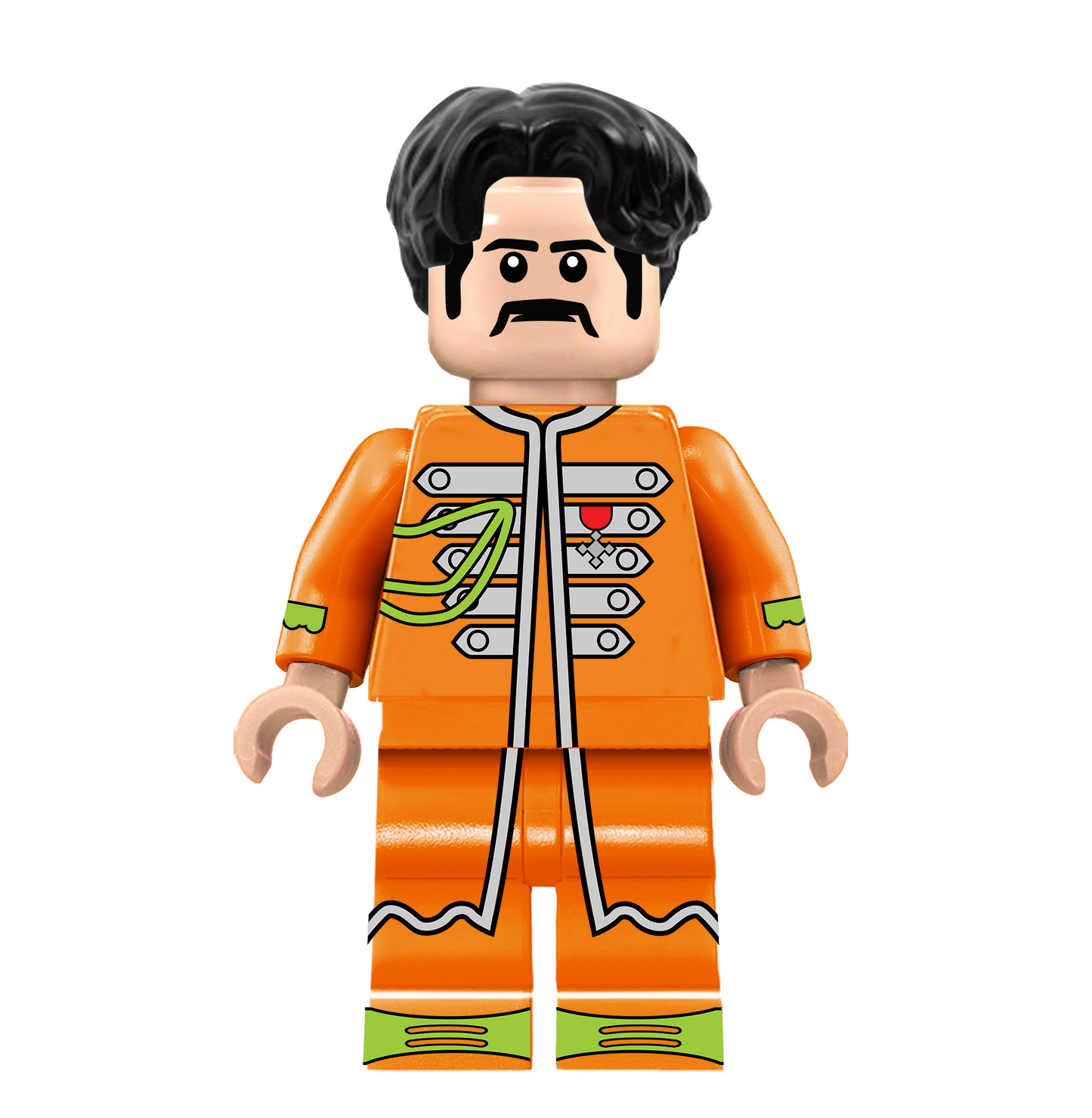George Harrison - Famous Minifigs Custom Printed Minifigure