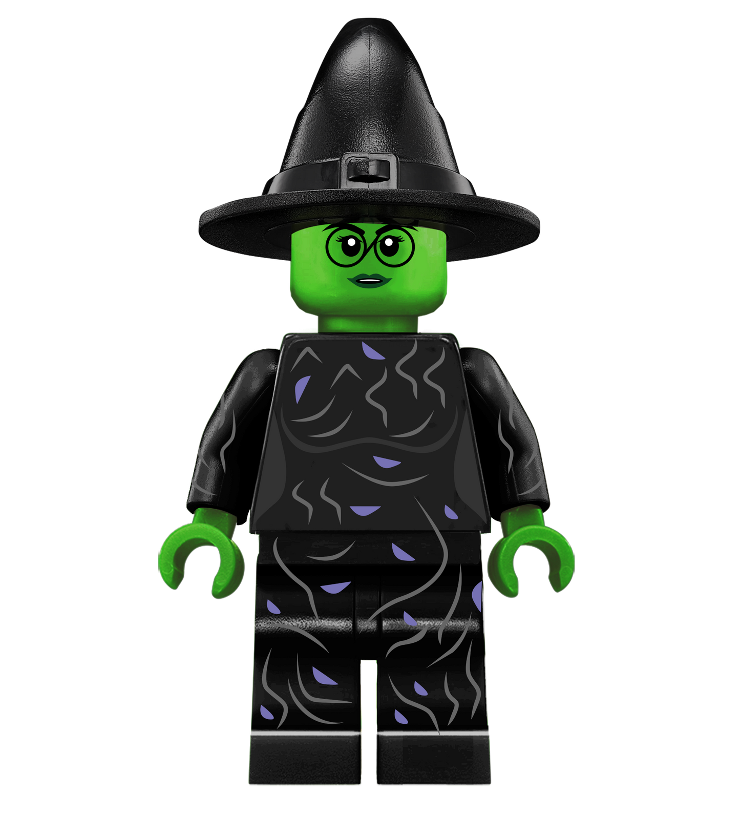 Elphaba - Famous Minifigs Custom Printed Minifigure