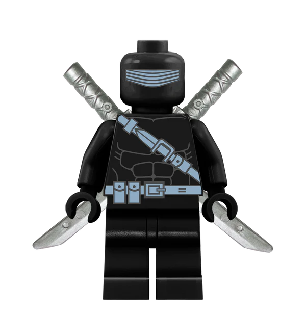 Snake Eyes - Famous Minifigs Custom Printed Minifigure