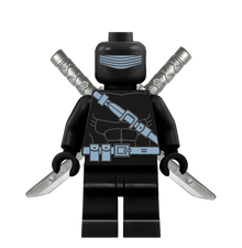 Snake Eyes - Famous Minifigs Custom Printed Minifigure
