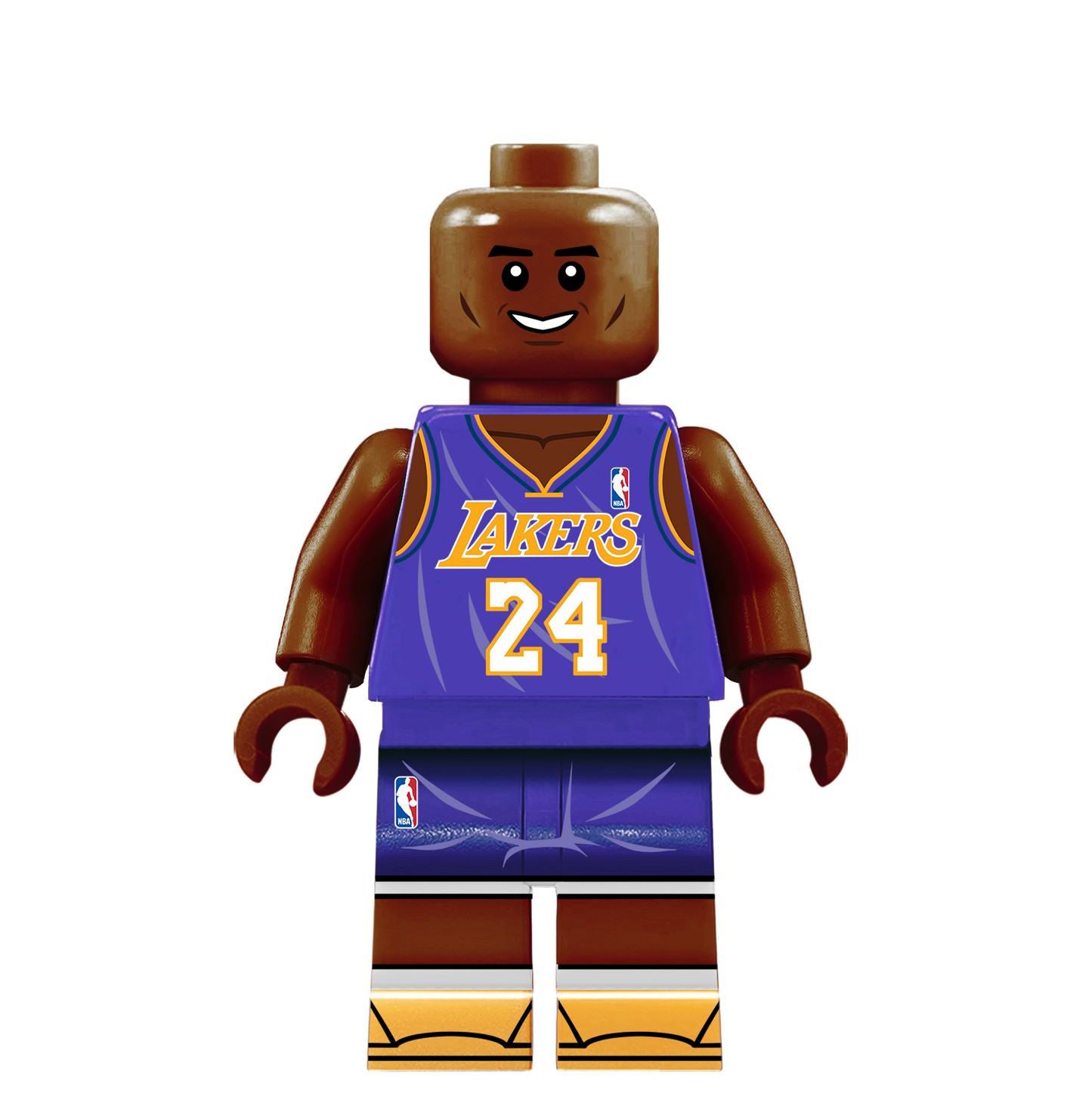 Kobe Bryant (AWAY) - Famous Minifigs Custom Printed Minifigure