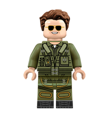 Tom Cruise (Maverick) - Famous Minifigs Custom Printed Minifigure