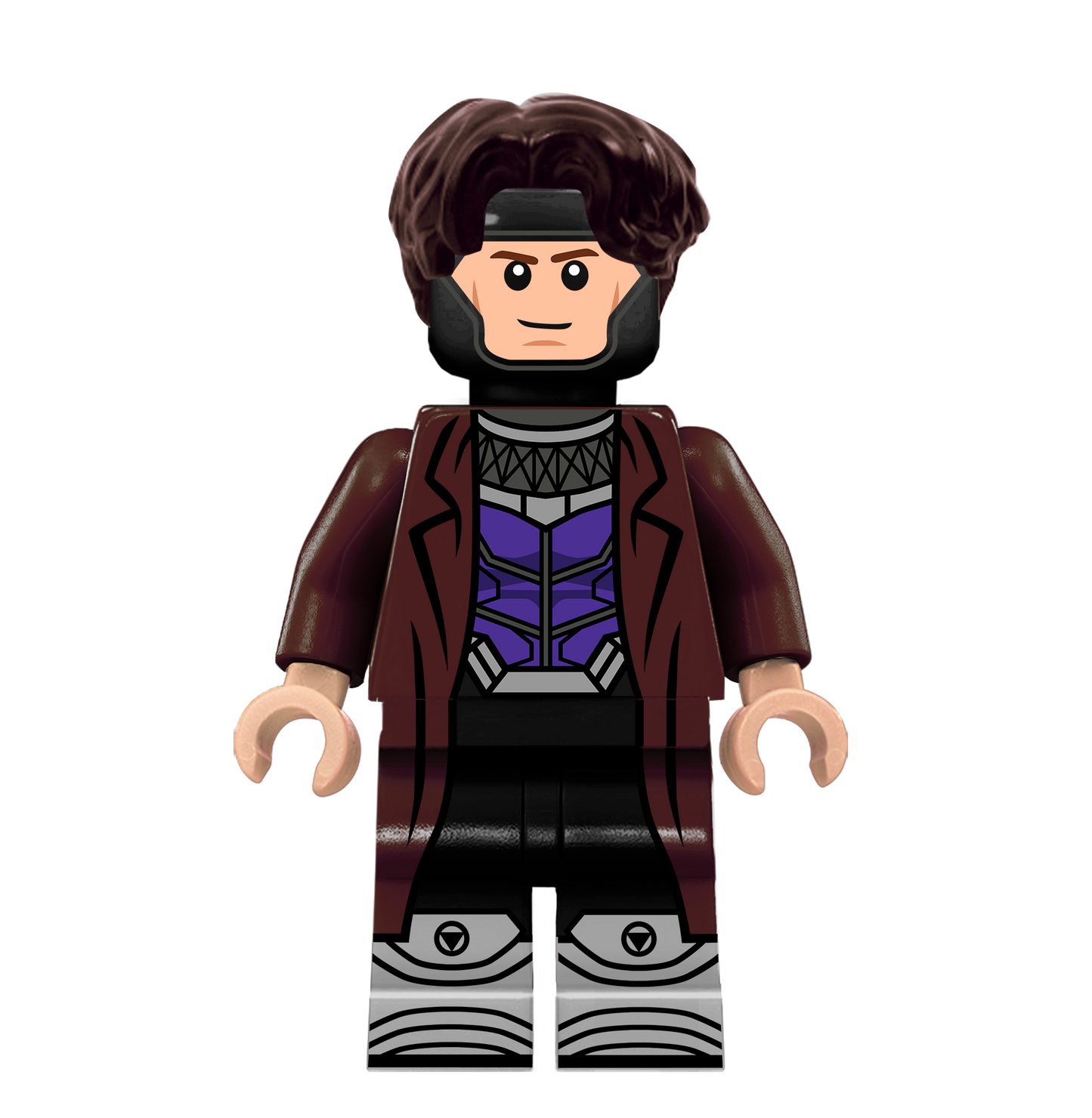 Gambit - Famous Minifigs Custom Printed Minifigure