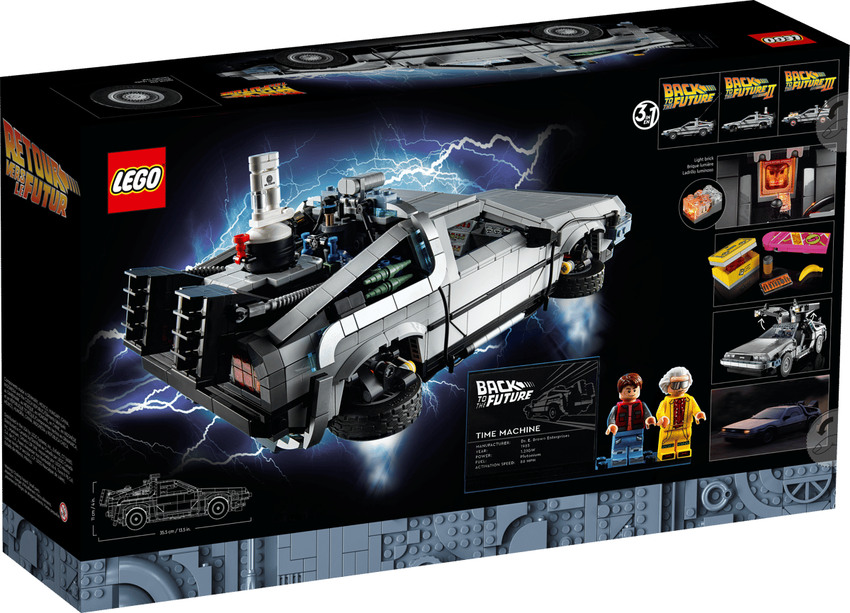 LEGO Icons 10300 Back To The Future Time Machine