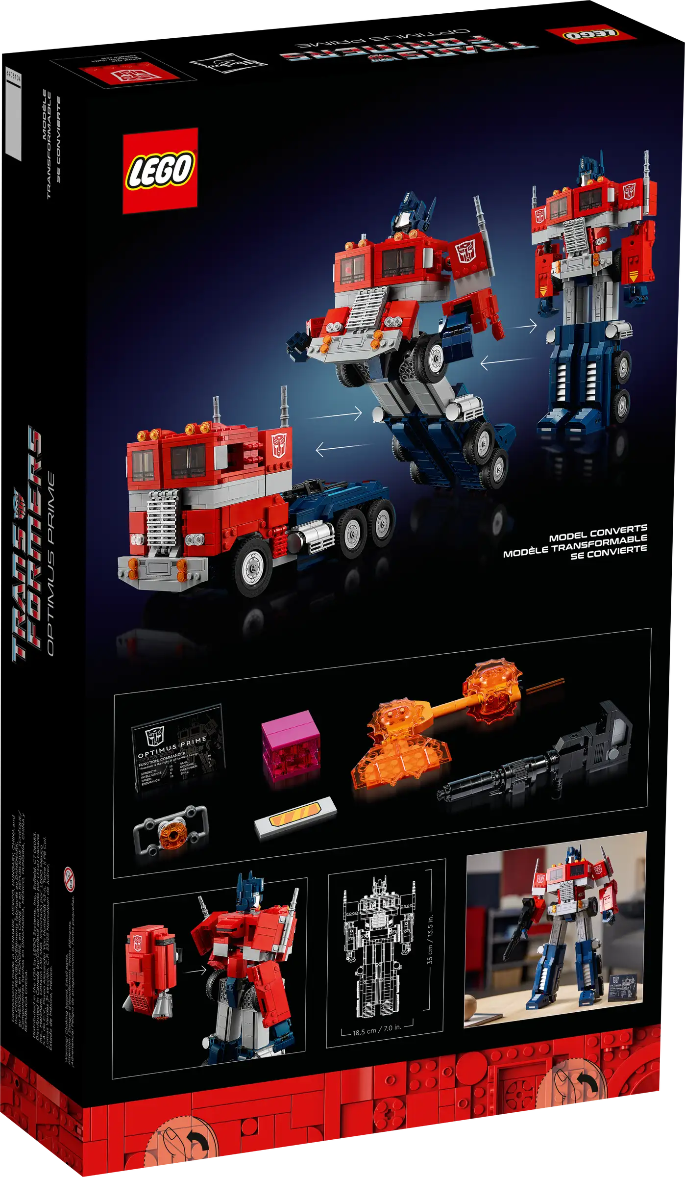 LEGO Icons 10302 Optimus Prime