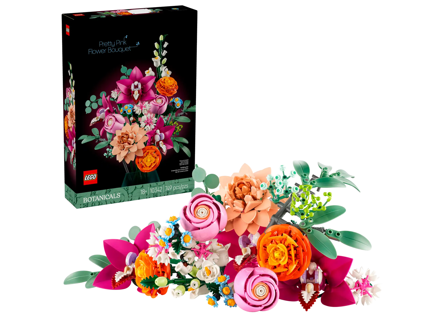 LEGO Botanicals 10342 Pretty Pink Flower Bouquet