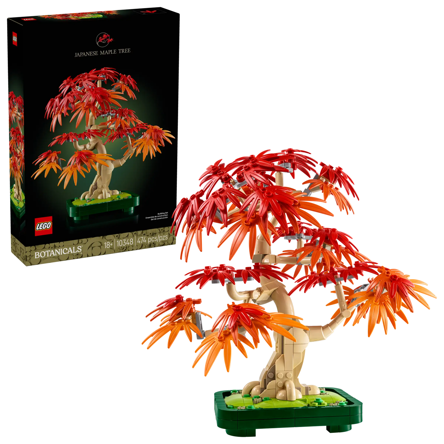 LEGO The Botanical Collection 10348 Japanese Red Maple Bonsai Tree