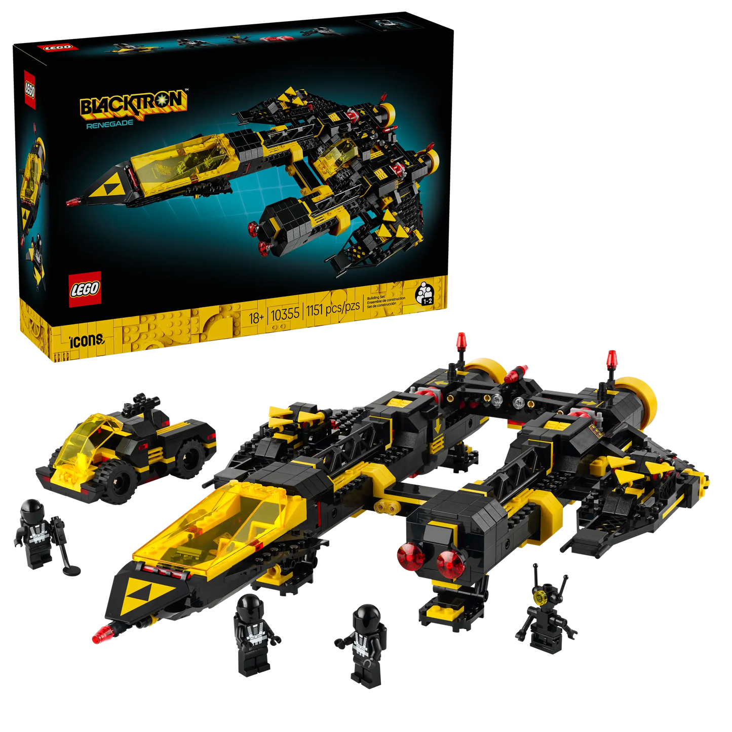 LEGO Icons 10355 Blacktron Renegade