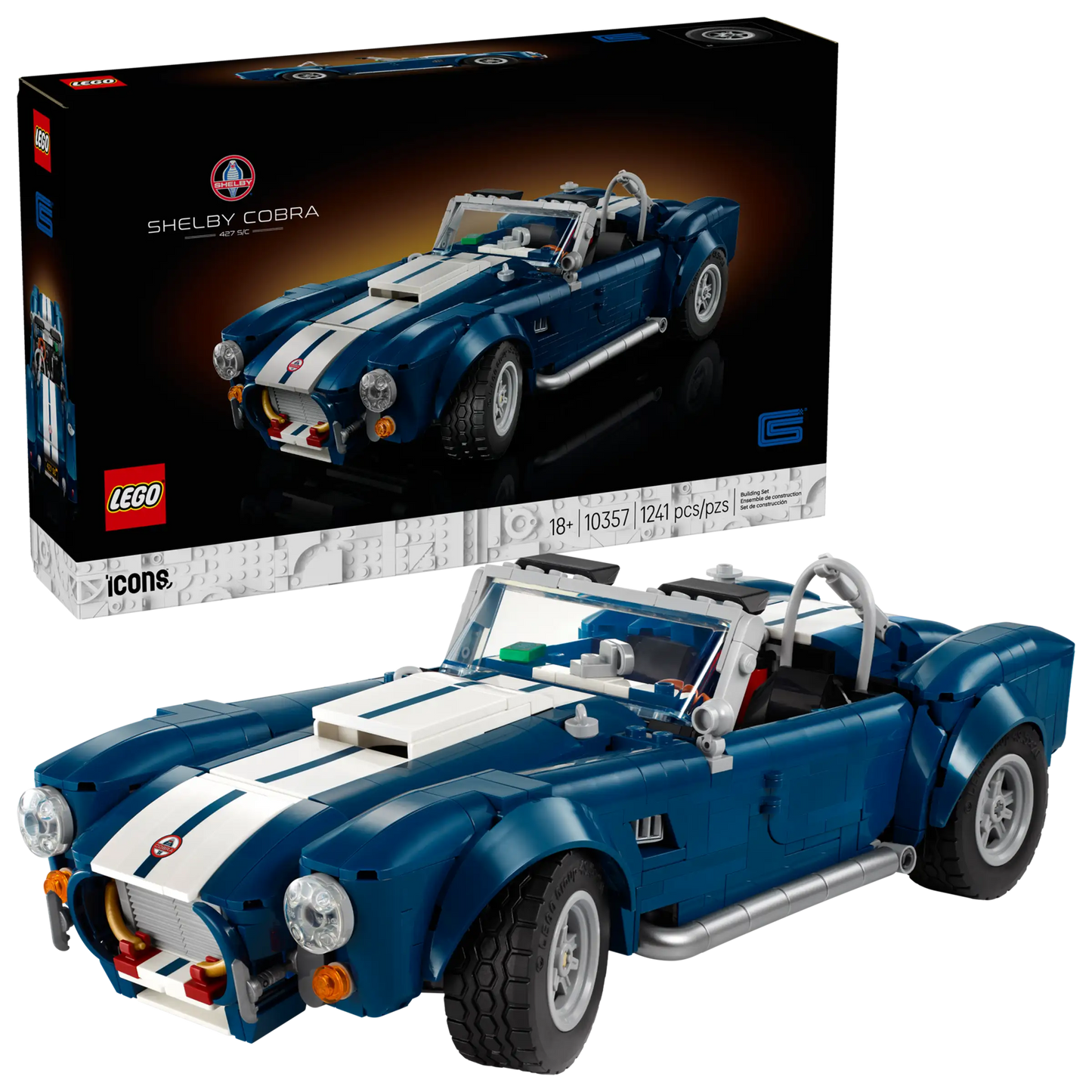 LEGO Icons 10357 Shelby Cobra 427 S/C