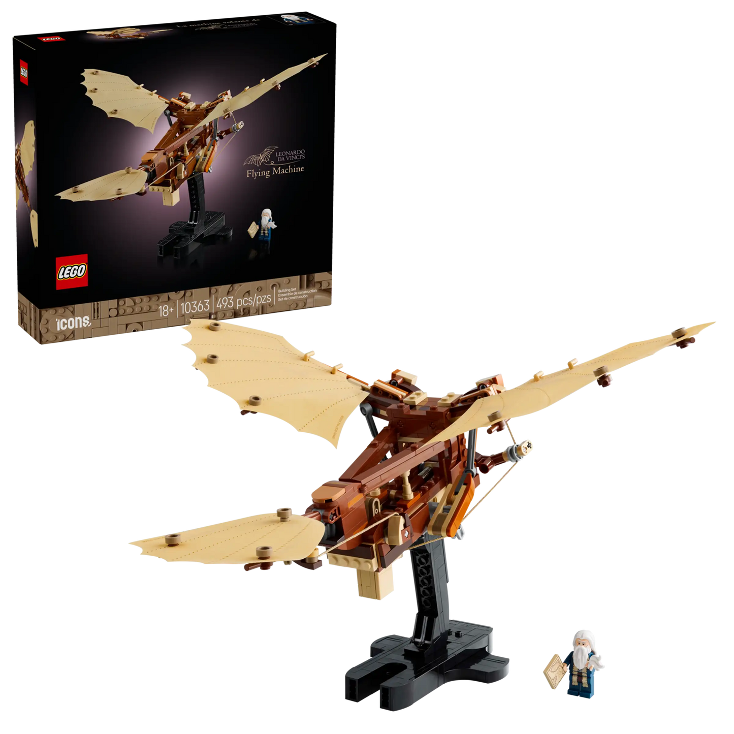 LEGO Icons 10363 Leonardo da Vinci's Flying Machine