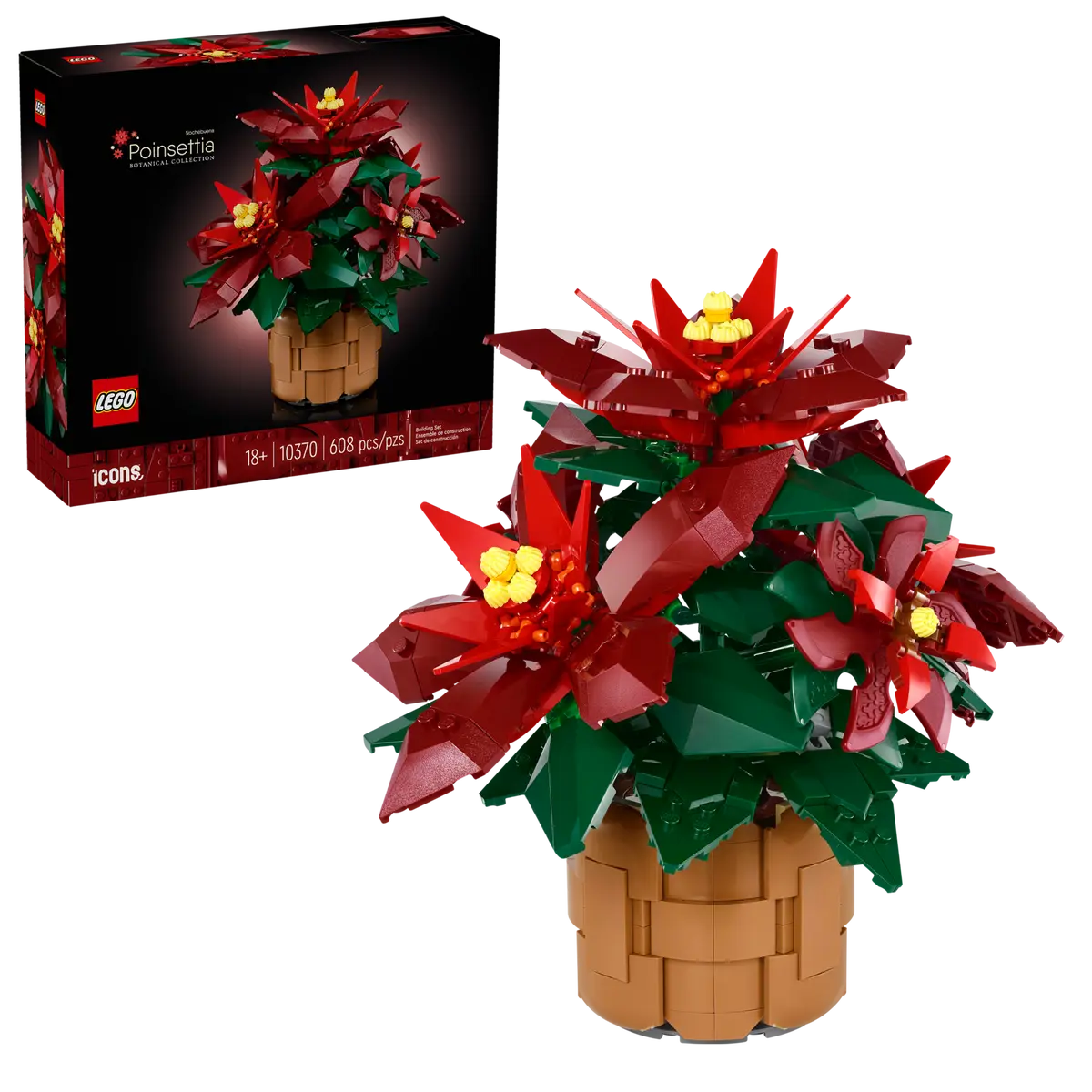 LEGO Icons: The Botanical Collection 10370 Poinsettia