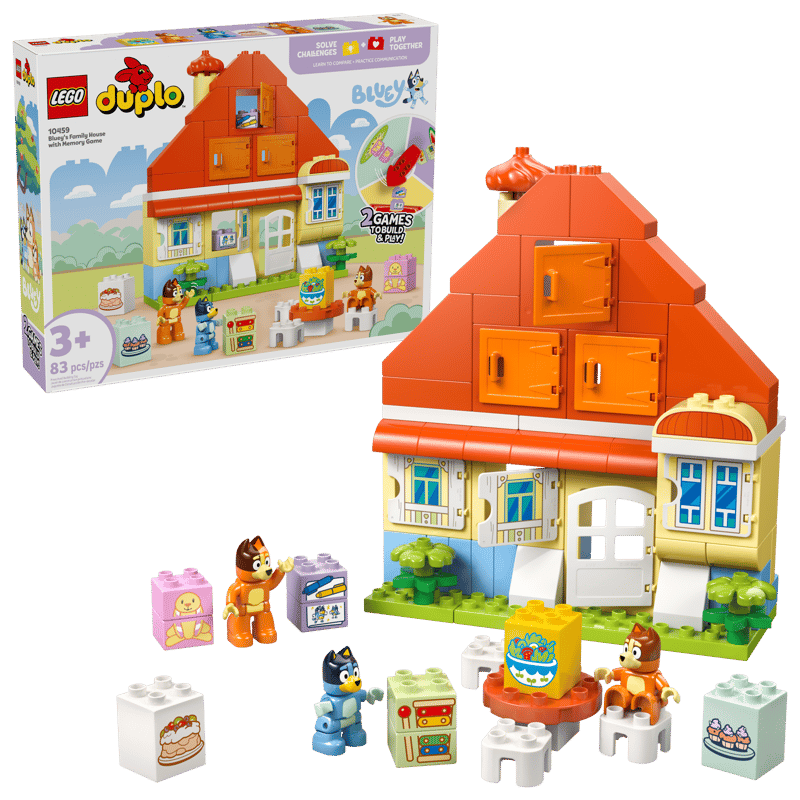 LEGO Duplo 10459 Bluey's Family House with Memory Game