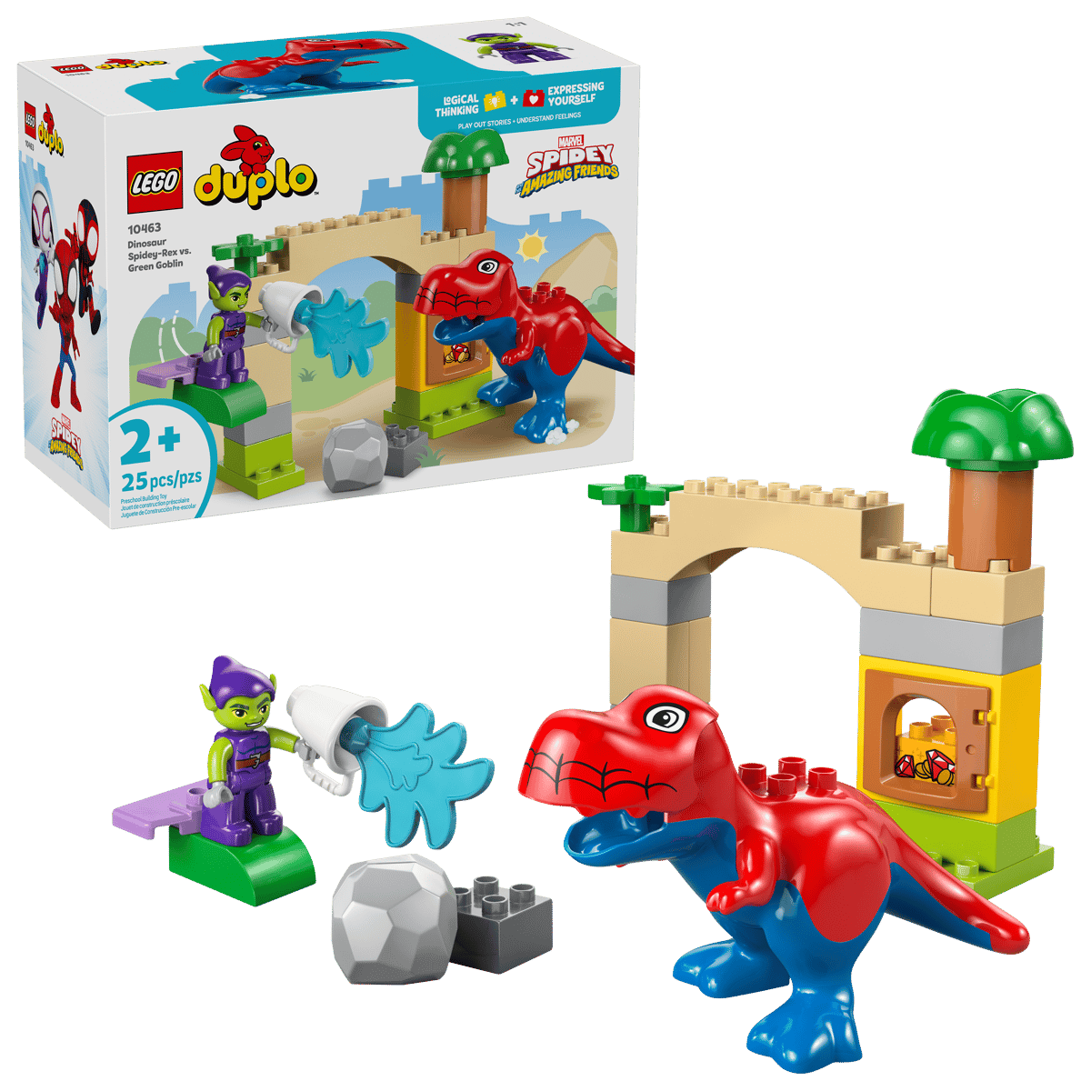 LEGO duplo 10463 Dinosaur Spidey-Rex vs. Green Goblin