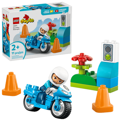 LEGO Duplo 10471 Blue Police Motorcycle
