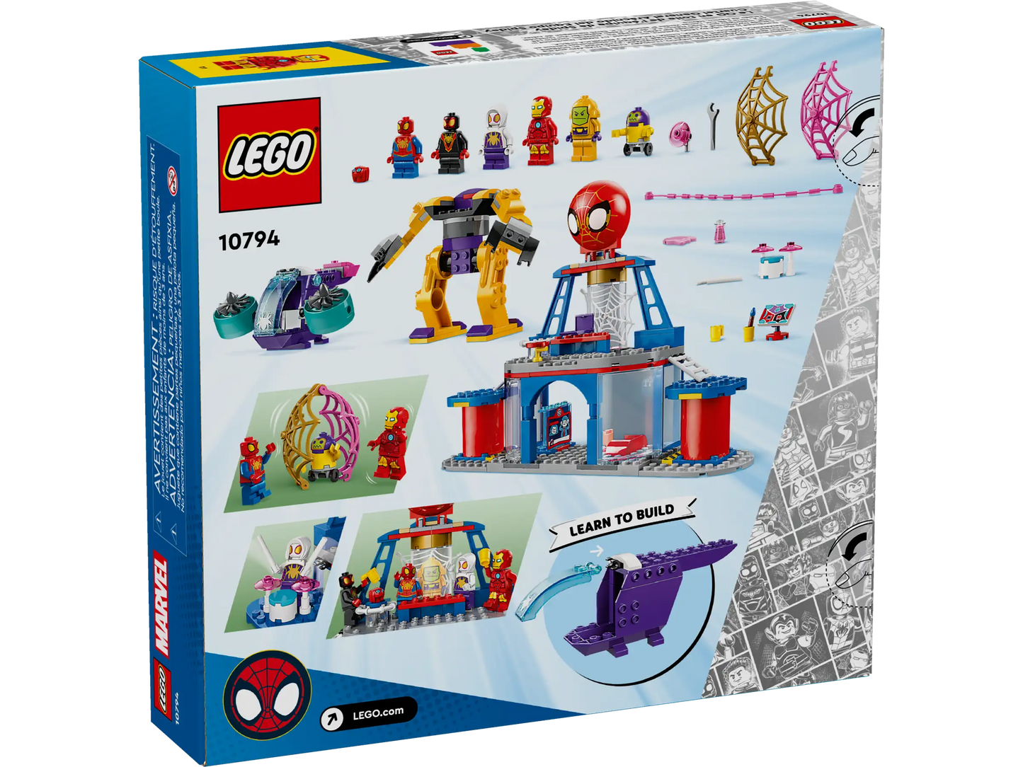 LEGO Marvel 10794 Team Spidey Web Spinner Headquarters