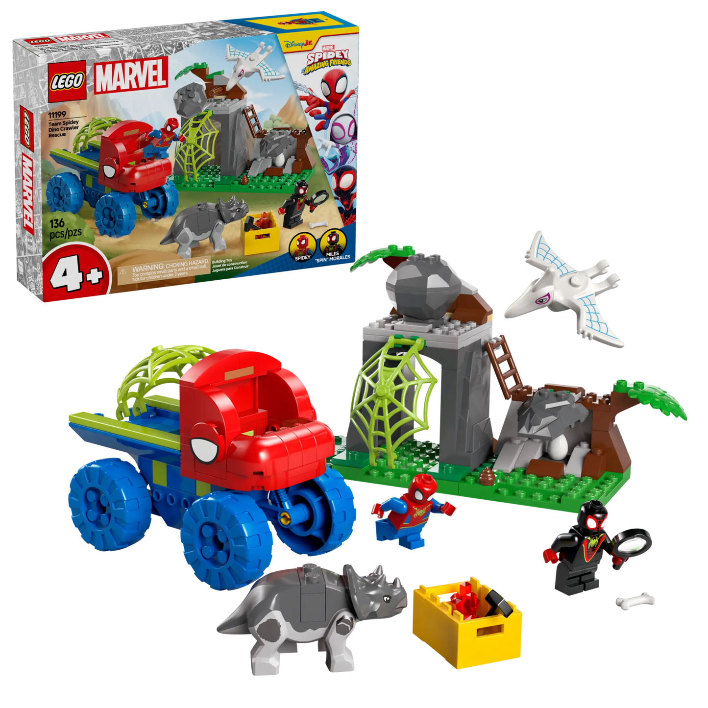 LEGO Marvel 11199 Team Spidey Dino Crawler Rescue