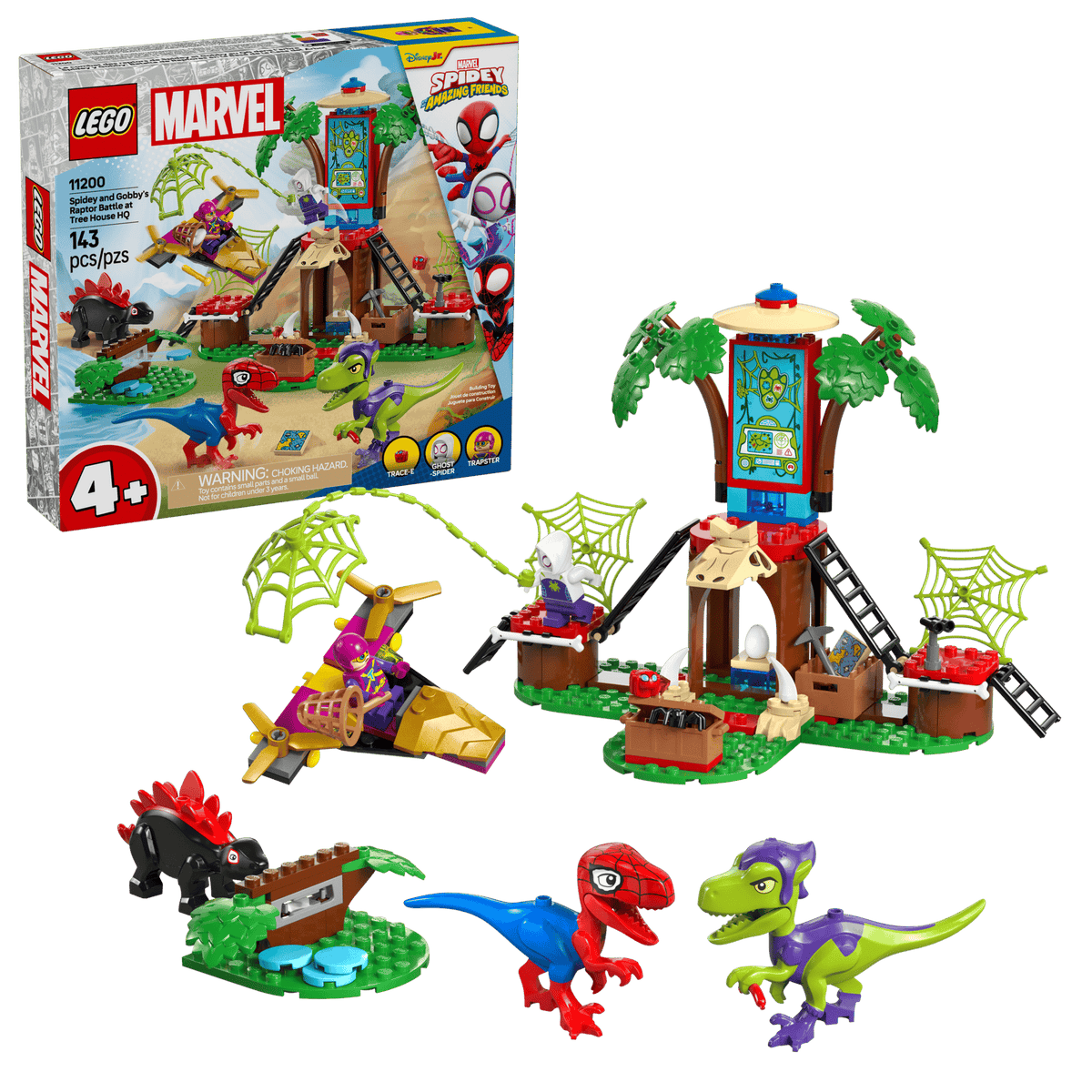 LEGO Marvel 11200 Spidey and Gobby's Raptor Battle at Tree House HQ