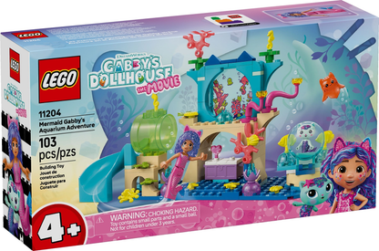 LEGO Gabby's Dollhouse 11204 Mermaid Gabby's Aquarium Adventure