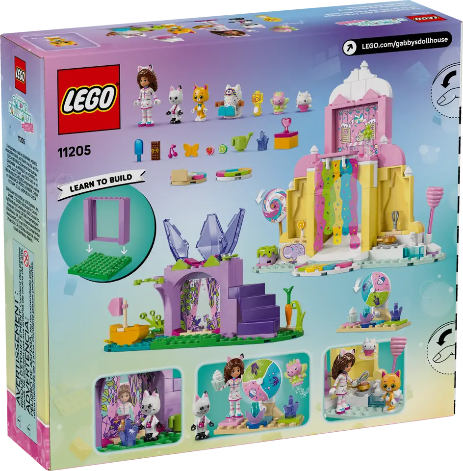 LEGO Gabby's Dollhouse 11205 Sweet Treat Mountain & Kitty Garden