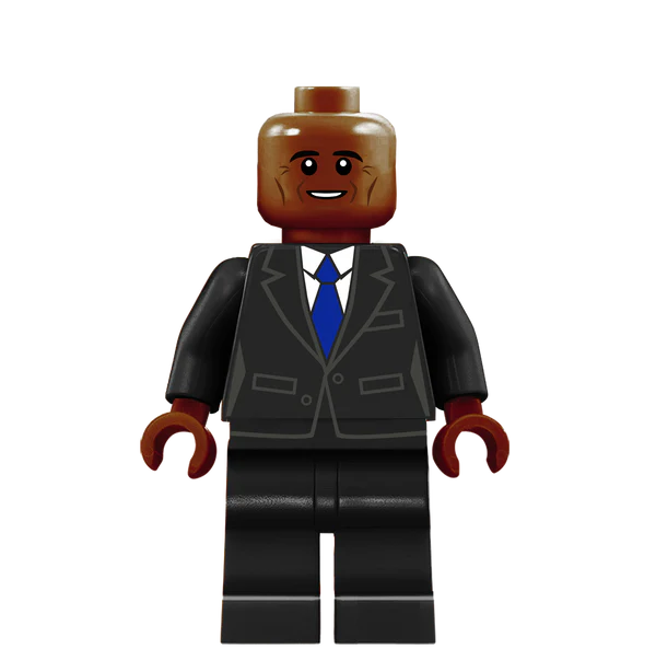 Barack Obama - Famous Minifigs Custom Printed Minifigure