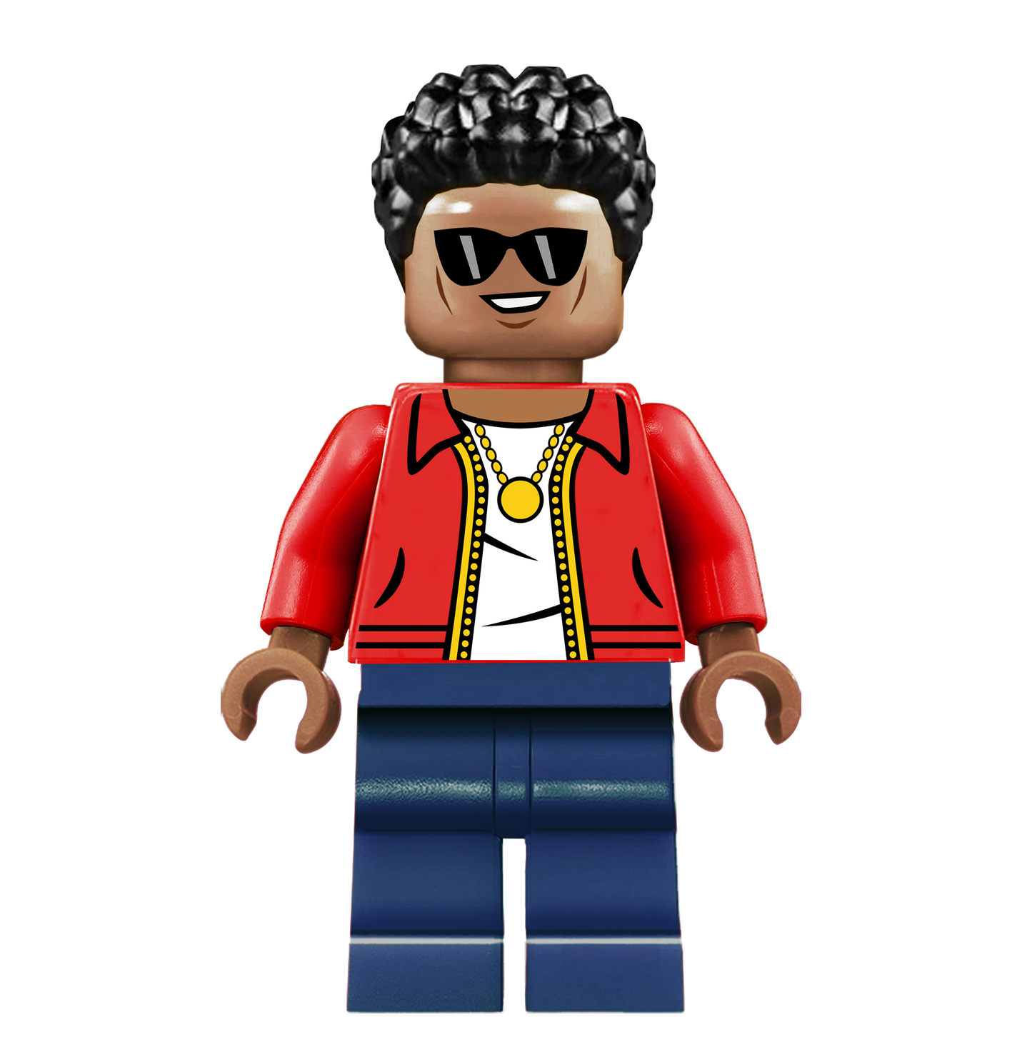 Bruno Mars - Famous Minifigs Custom Printed Minifigure