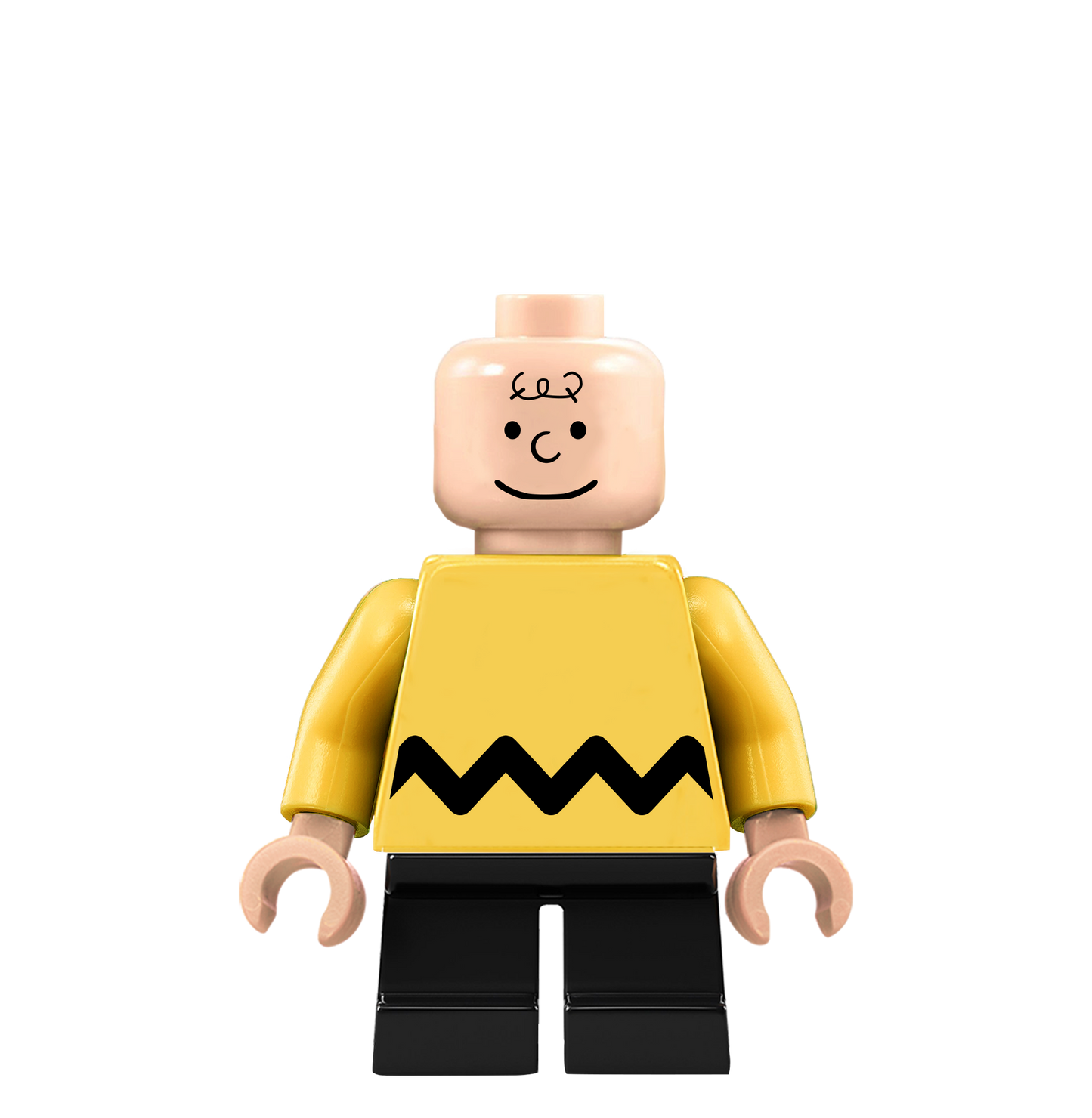 Charlie Brown - Famous Minifigs Custom Printed Minifigure