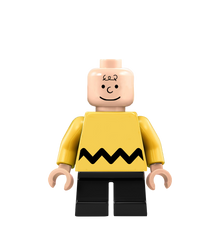 Charlie Brown - Famous Minifigs Custom Printed Minifigure