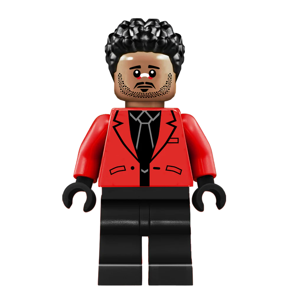 The Weeknd - Famous Minifigs Custom Printed Minifigure