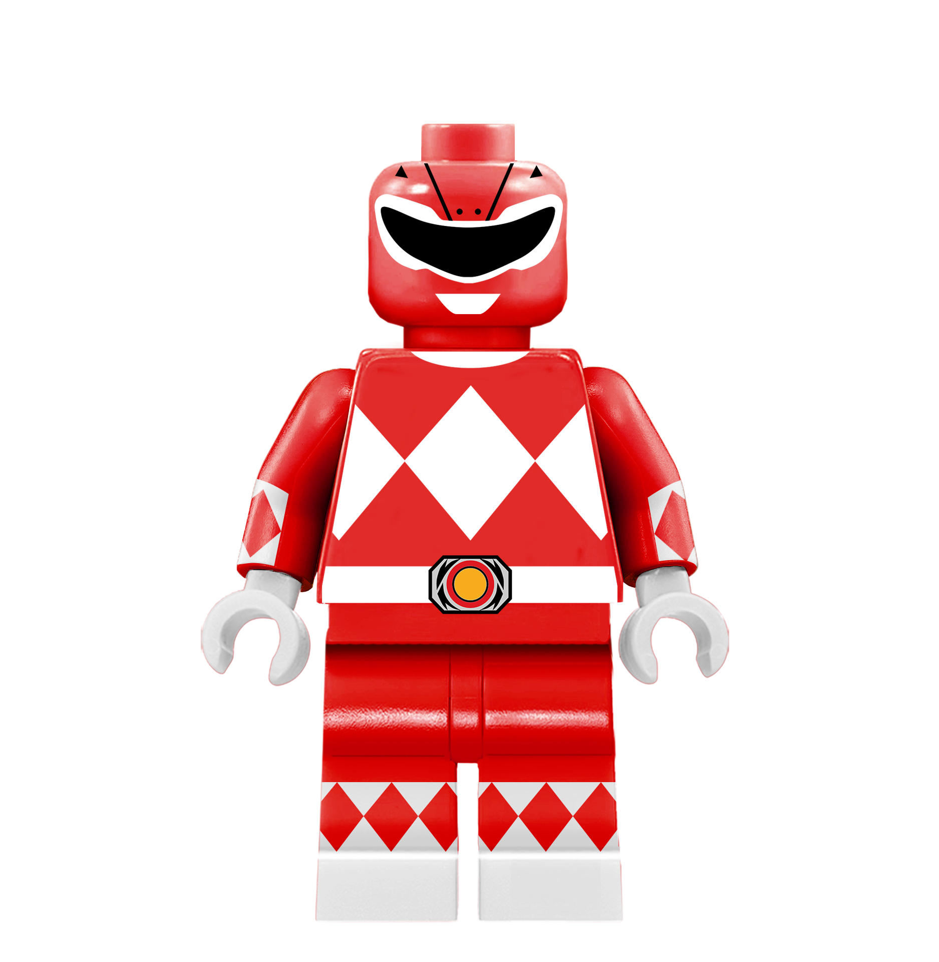 Red Ranger - Famous Minifigs Custom Printed Minifigure – BRICK STORE