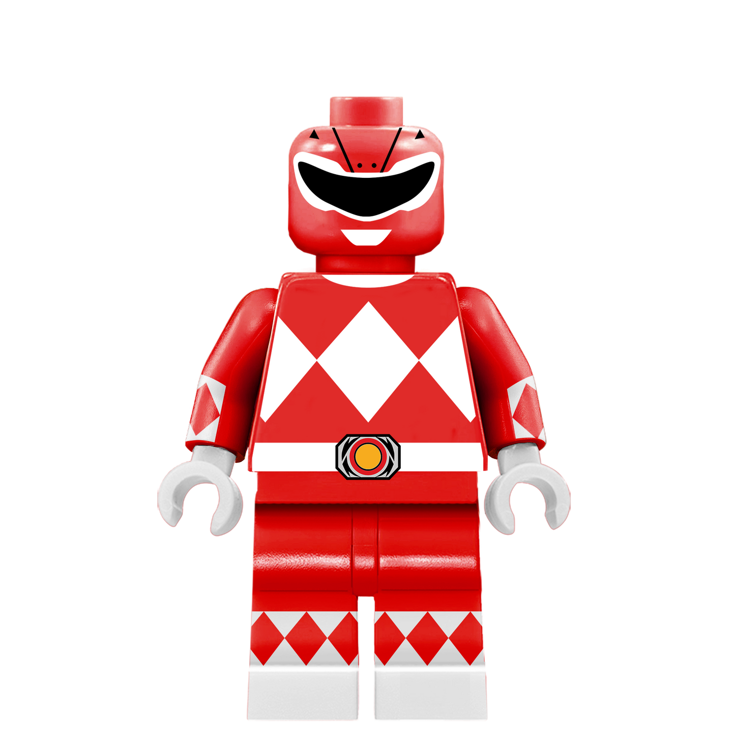 Red Ranger - Famous Minifigs Custom Printed Minifigure