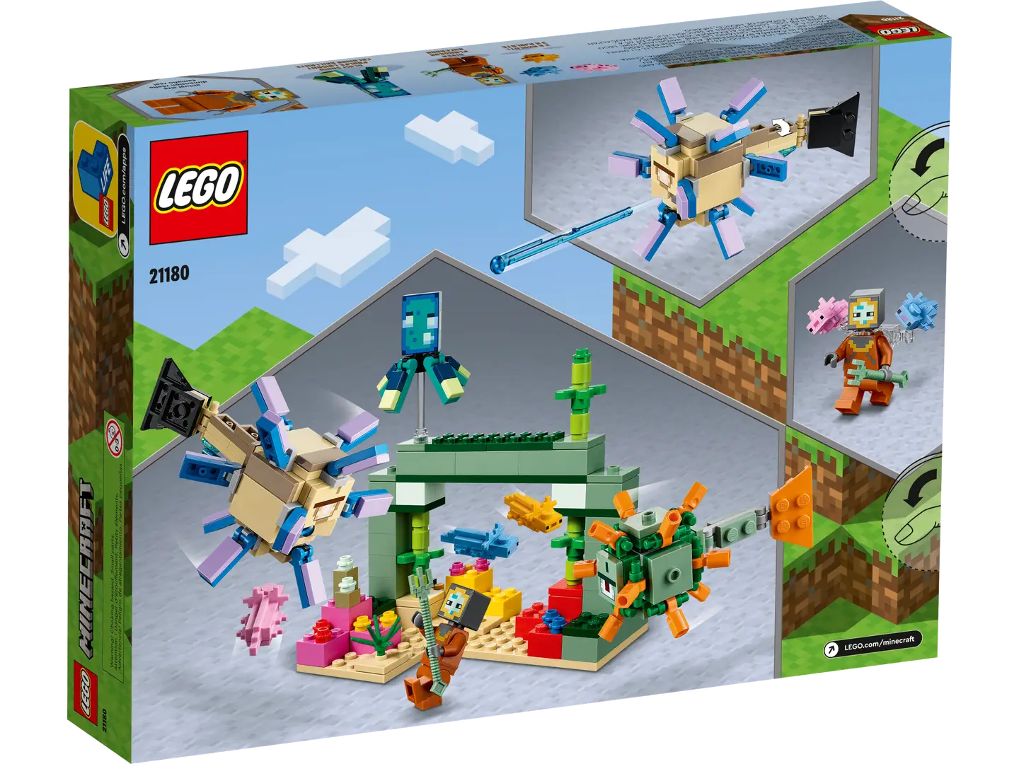 LEGO Minecraft 21180 The Guardian Battle