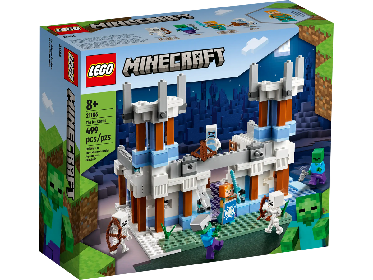 LEGO Minecraft 21186 The Ice Castle BRICK STORE lego-minecraft-21186-the-ice-castle-brick-store