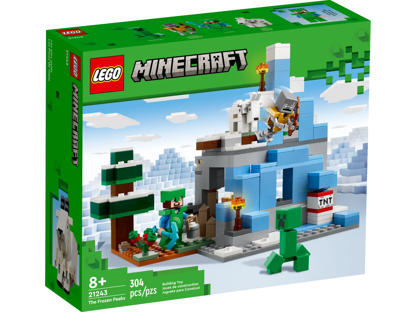 LEGO Minecraft 21243 The Frozen Peaks
