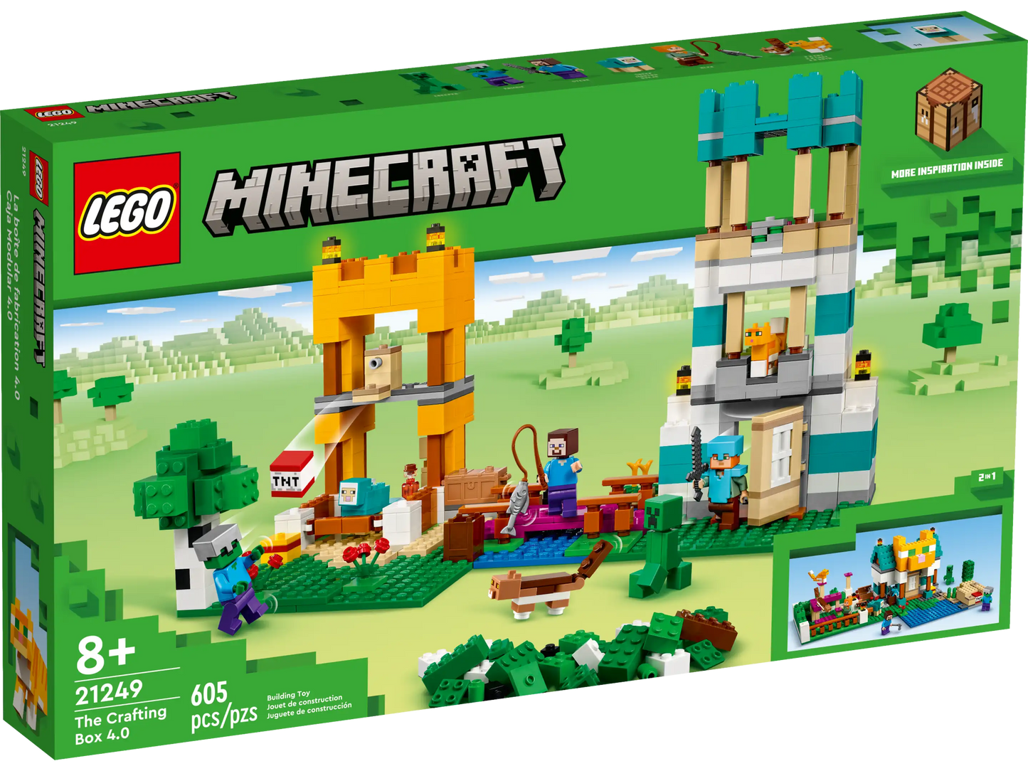 LEGO Minecraft 21249 The Crafting Box 4.0
