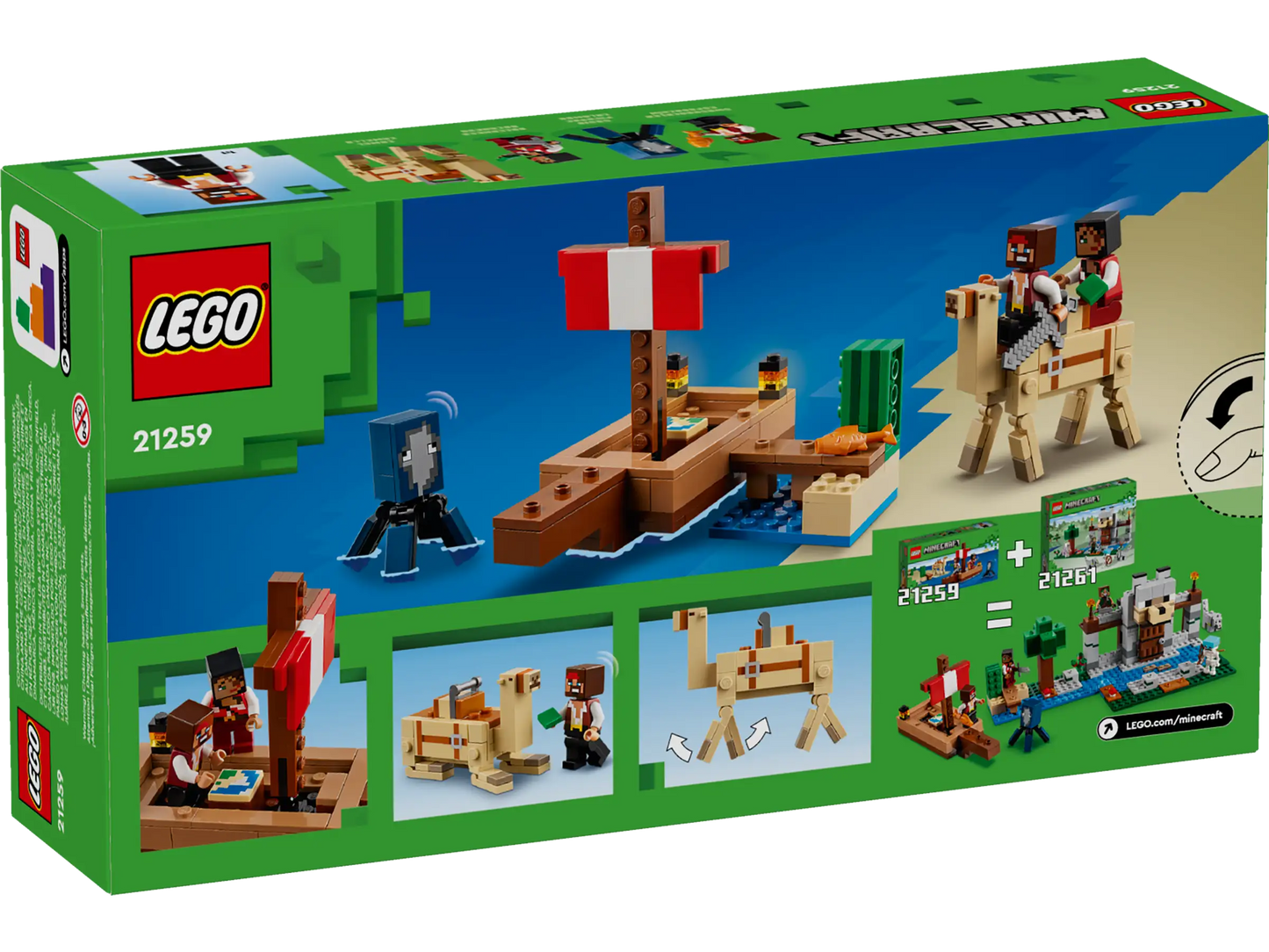 LEGO Minecraft 21259 The Pirate Ship Voyage