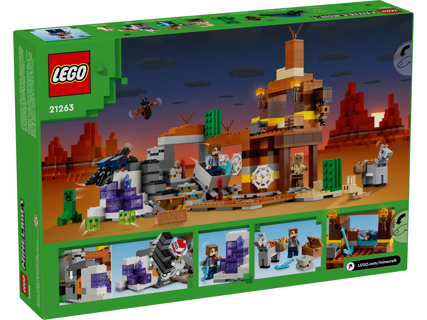 LEGO Minecraft 21263 The Badlands Mineshaft