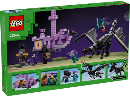 LEGO Minecraft 21264 The Ender Dragon and End Ship