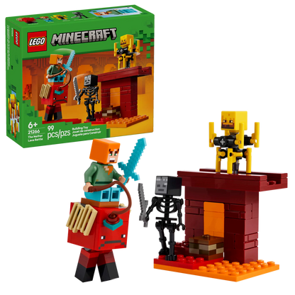 LEGO Minecraft 21266 The Nether Lava Battle