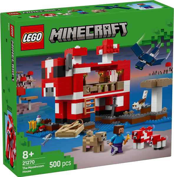 LEGO Minecraft 21270 The Mooshroom House