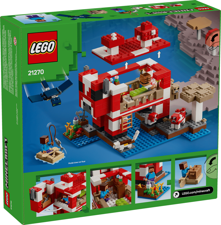 LEGO Minecraft 21270 The Mooshroom House