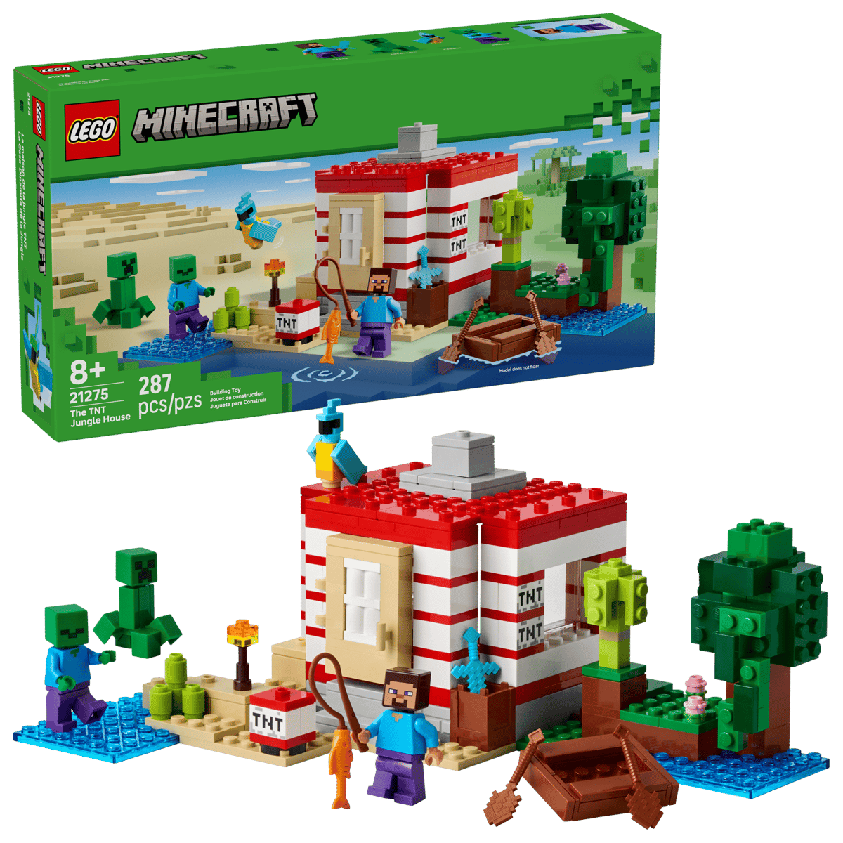 LEGO Minecraft 21275 The TNT Jungle House