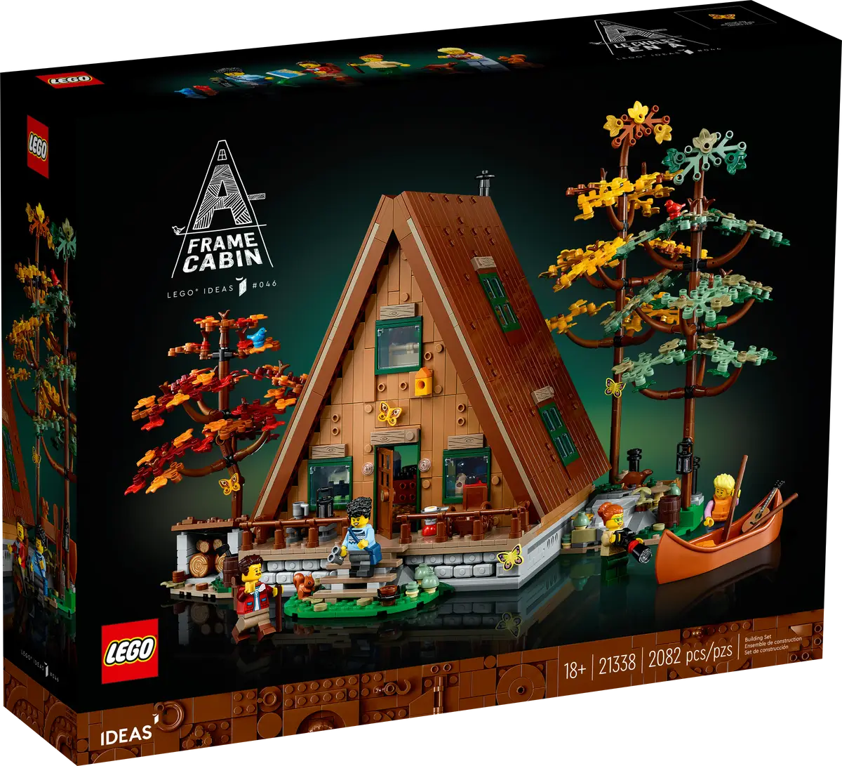 LEGO Ideas 21338 A-Frame Cabin