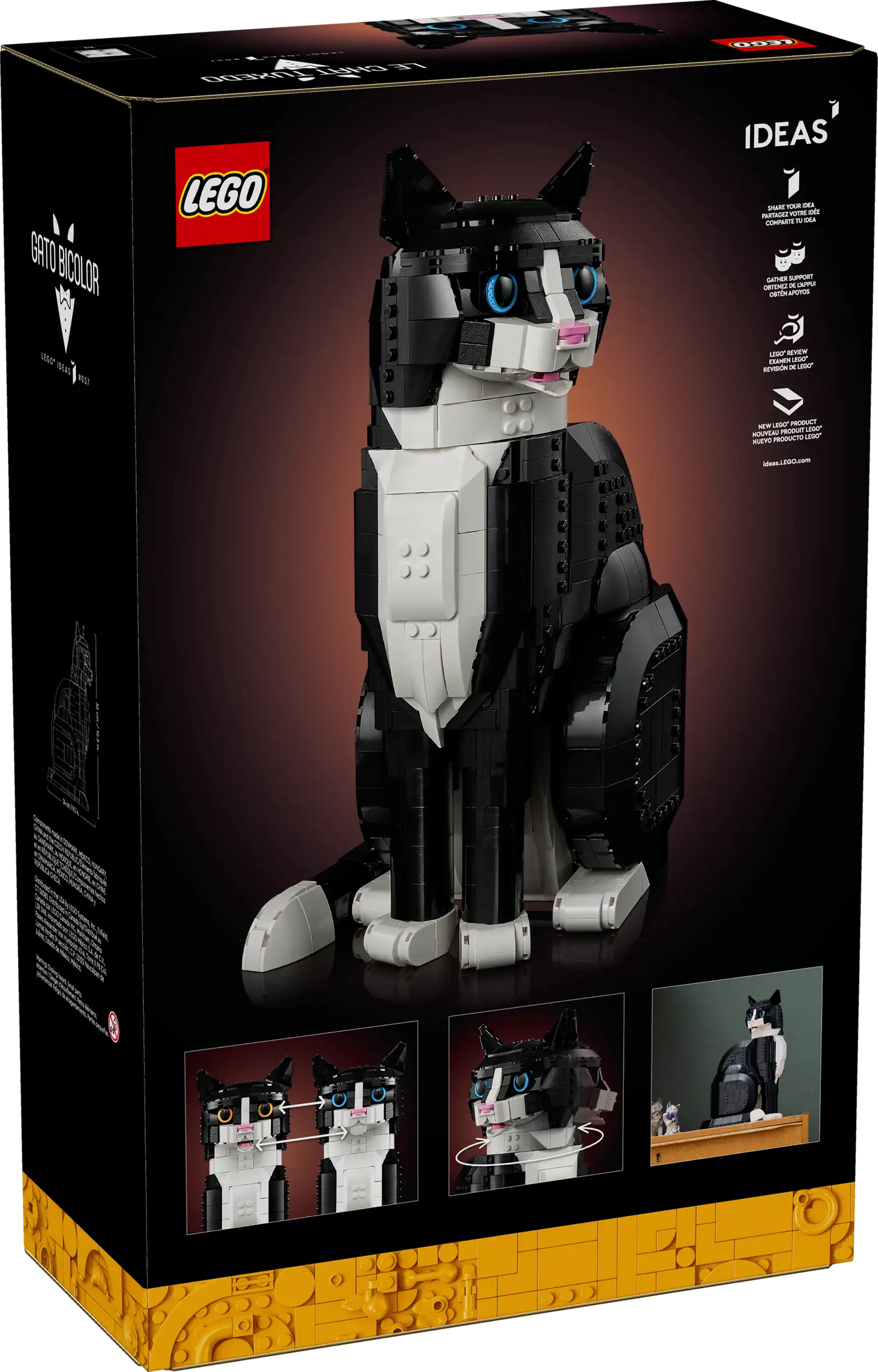 LEGO Ideas 21349 Tuxedo Cat