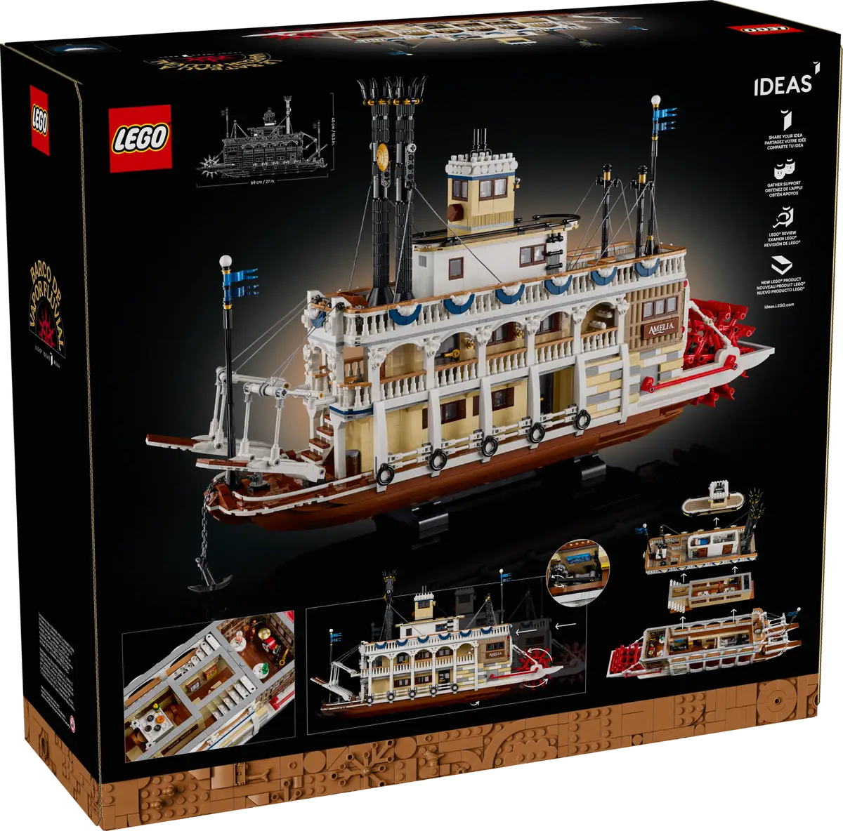 LEGO Ideas 21356 River Steamboat