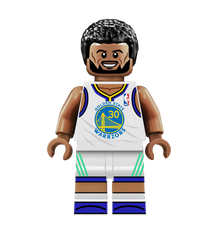 Stephen Curry (HOME) - Famous Minifigs Custom Printed Minifigure