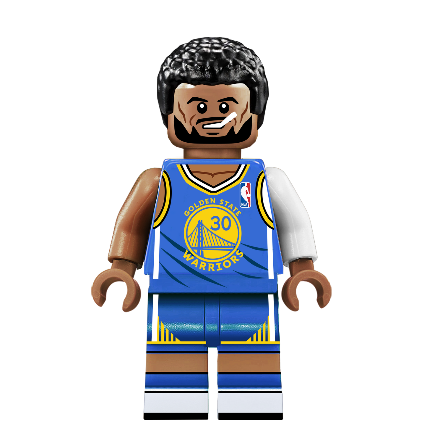 Stephen Curry (AWAY) - Famous Minifigs Custom Printed Minifigure