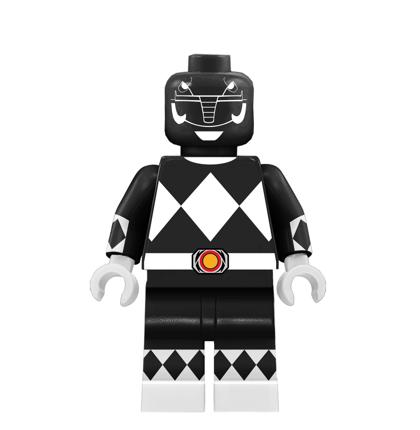 Black Ranger - Famous Minifigs Custom Printed Minifigure