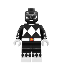Black Ranger - Famous Minifigs Custom Printed Minifigure